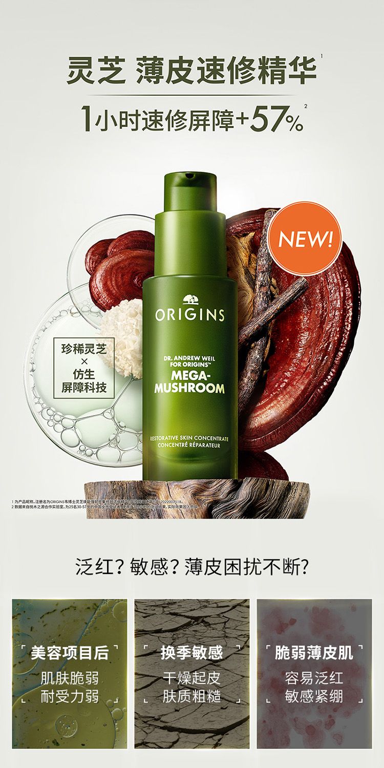 灵芝薄皮速修精华