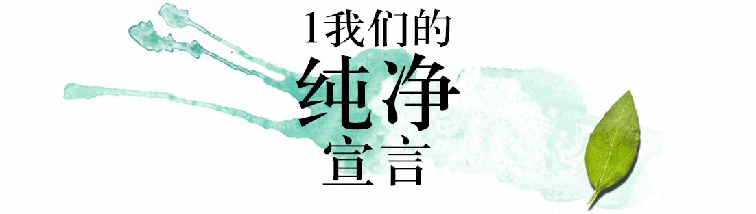 1我们的 纯净 宣言